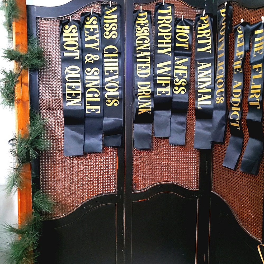 Bachelorette sashes